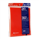 Binder 9 Pocket Card Binder Plastic
