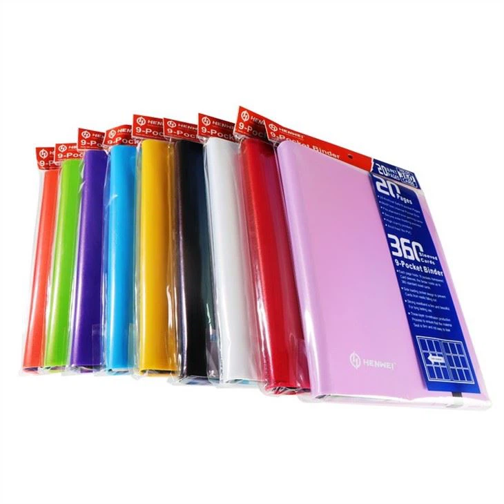 9 Pocket Trading Card Album Red