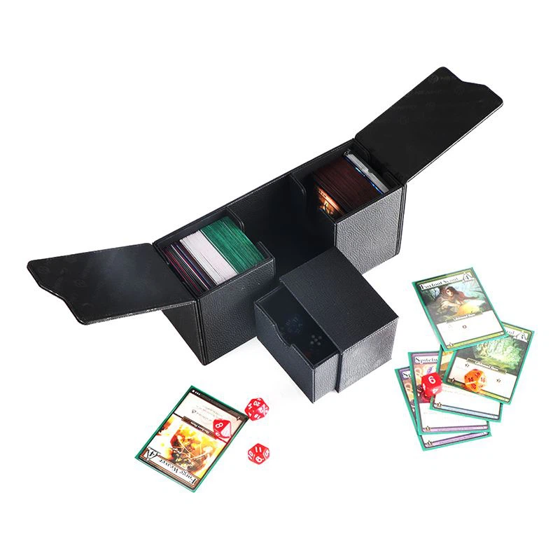 Δερμάτινο Deck Box Pu για κάρτες συναλλαγών