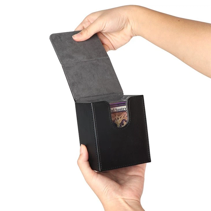 PU Leather Deck Card Box